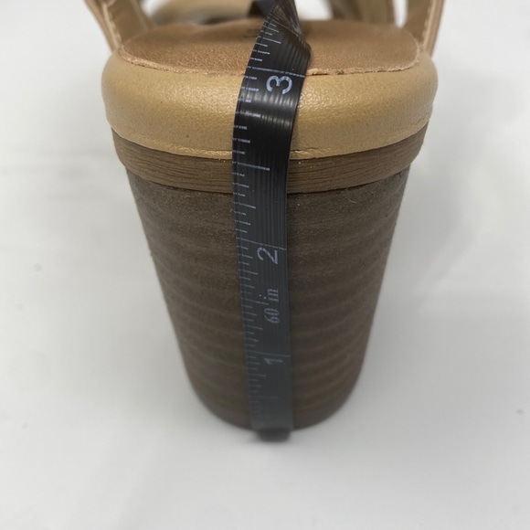 VANELI Mayo Sabbia Womens Block Heel Sling Back Upper Leather Buckle Size 7M NEW - Picture 10 of 13